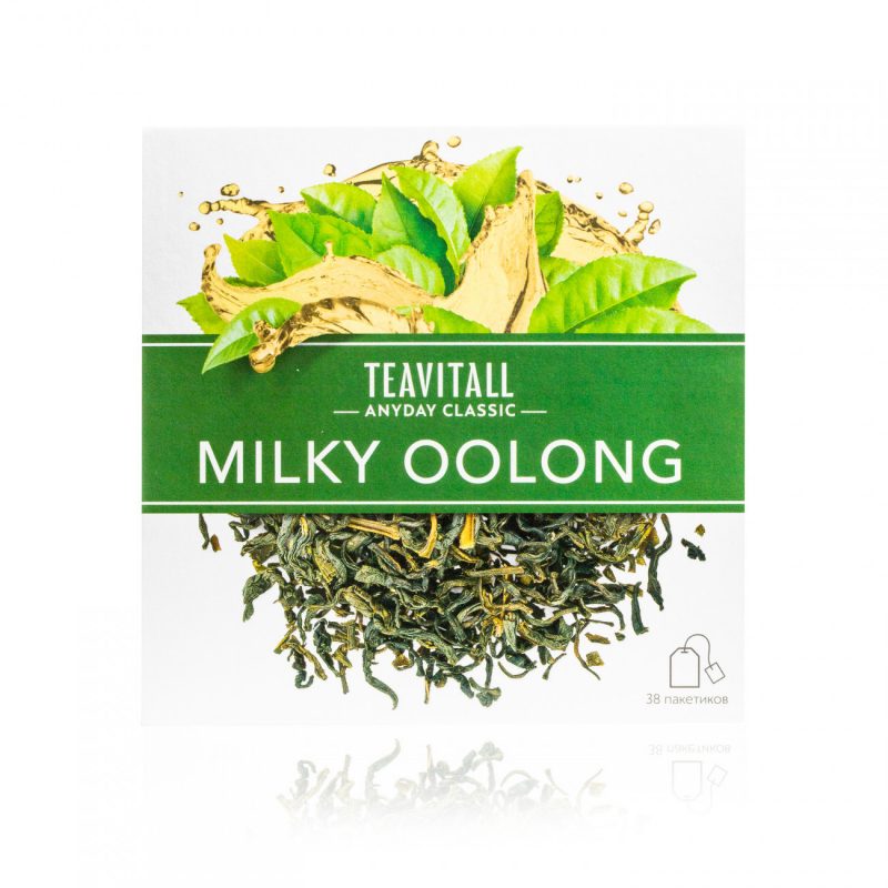 Чай зеленый TEAVITALL ANYDAY CLASSIC «Молочный улун», 38 фильтр-пакетов