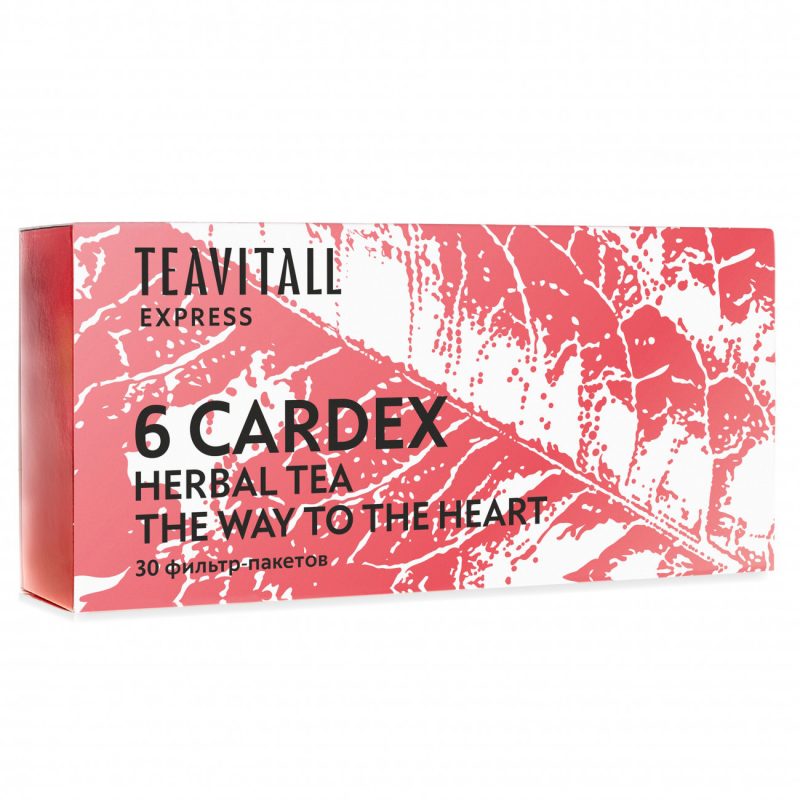 TeaVitall Express Cardex 6, 30 фильтр-пакетов