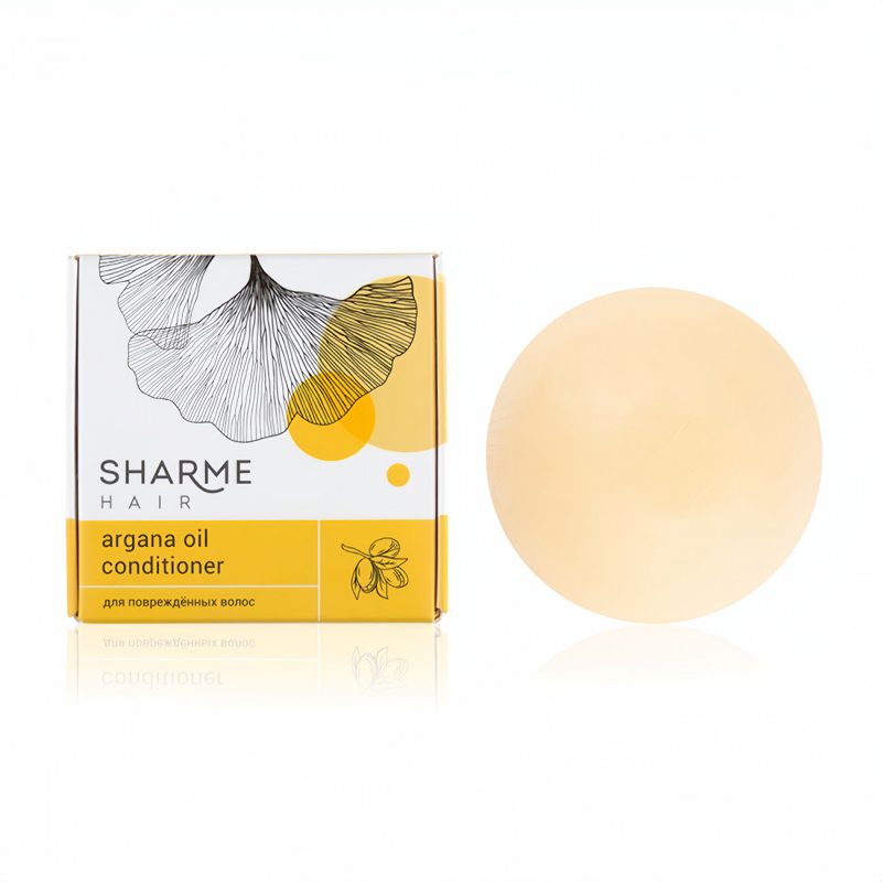 Натуральный твердый кондиционер Sharme Hair Argana Oil (Аргановое масло)